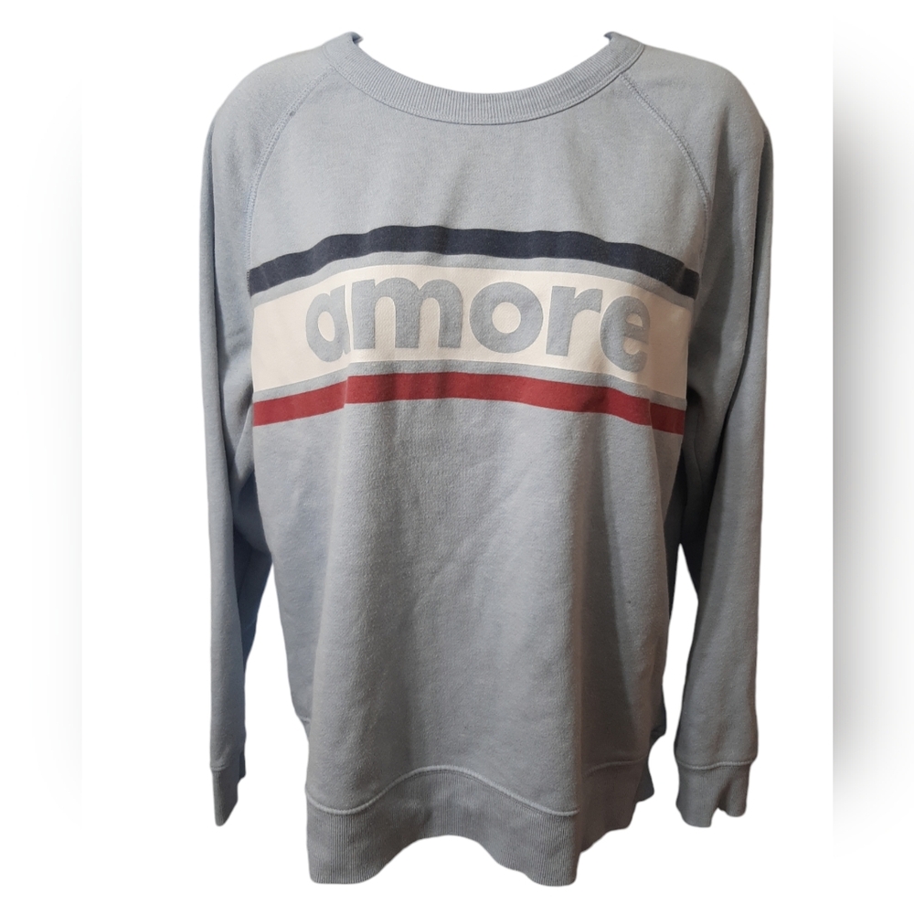 Old Navy light blue Amore sweatshirt